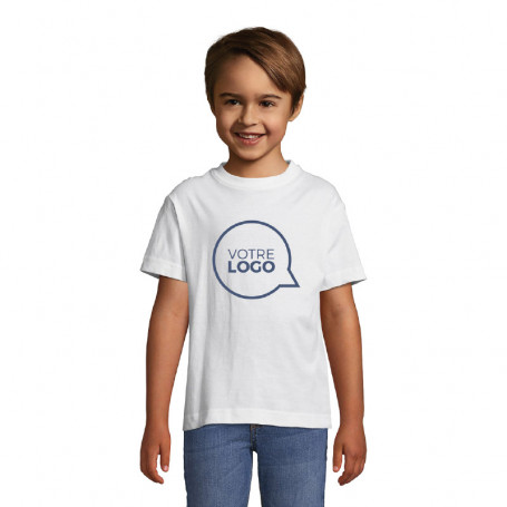 Tee-shirt enfant blanc 150 gr/m² Regent