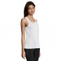 Débardeur sport femme Sporty TT blanc