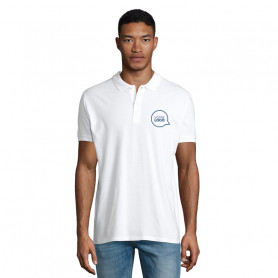 Polo coton bio Planet Men blanc