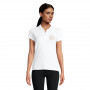 Polo coton bio Planet Women blanc