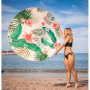 Drap de plage anti-vent rond TIARE