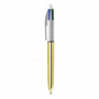 Stylo Bic 4 Couleurs Shine or personnalisable fabriqué en France