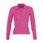 Polo manches longues femme Podium couleur