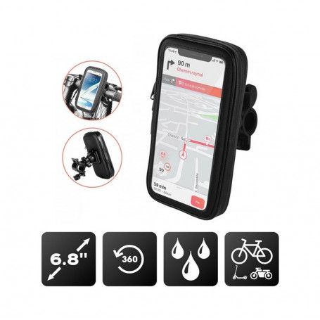 Support téléphone étanche pour guidon AKASHI Rider