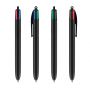 Stylo Bic 4 Couleurs Classic noir personnalisable fabriqué en France