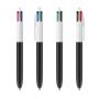 Stylo Bic 4 Couleurs Classic blanc/noir personnalisable fabriqué en France