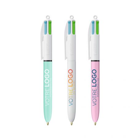 Stylo Bic 4 Couleurs Fashion