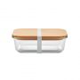 Lunch box personnalisable en verre et bambou Riwal