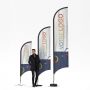 Drapeau publicitaire Wind 4m70