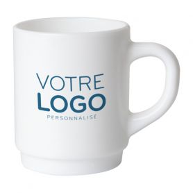 Mug publicitaire en opale fabriqué en France Maurice