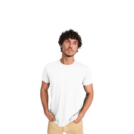 Tee-shirt blanc en coton 150 g/m² Atomic