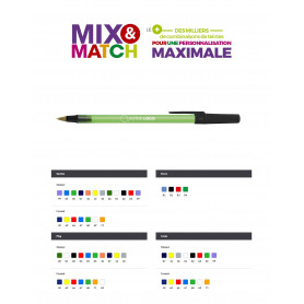 Stylo Bic Round Stic Mix&Match